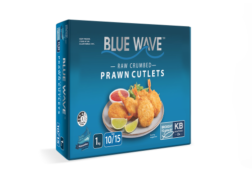 Blue Wave Raw Crumbed Prawn Cutlets 10-15