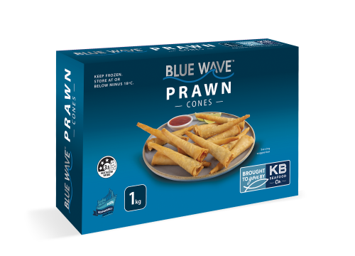 Blue Wave Prawn Cones