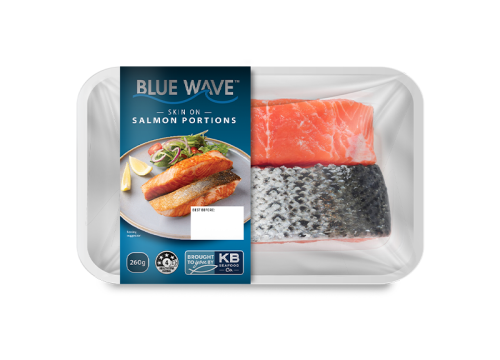 Blue Wave Salmon Skin On 